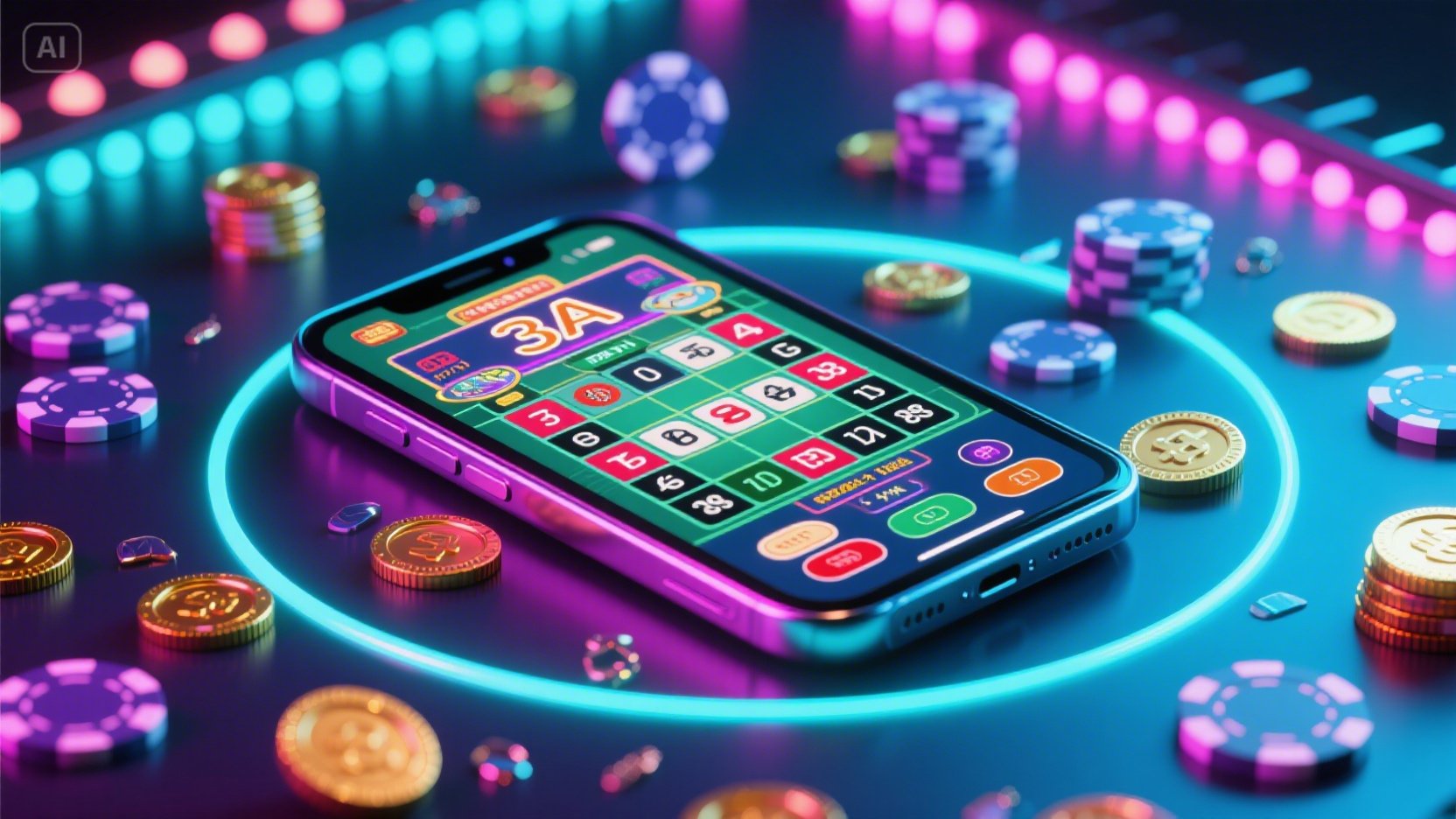 Casino card game online desktop and mobile interfaces