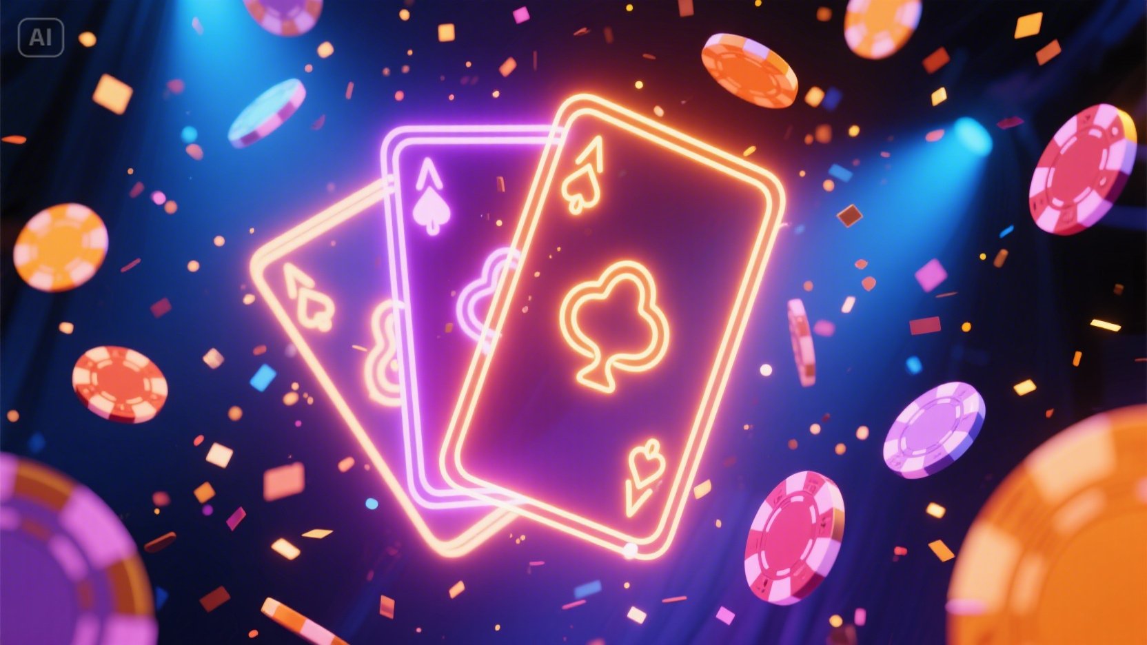 Casino card game online desktop and mobile interfaces